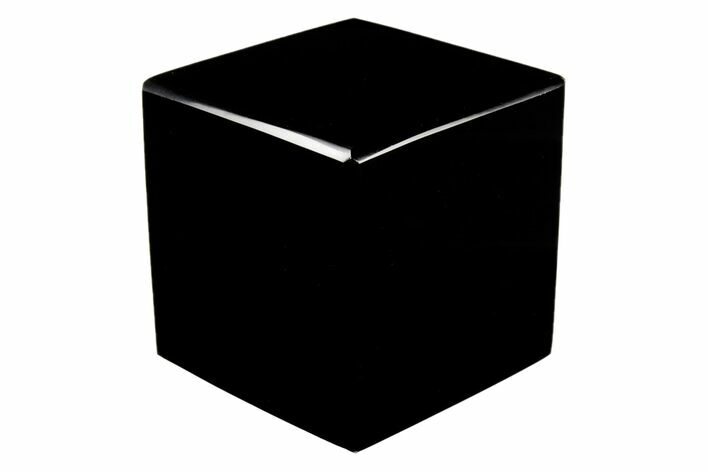 Polished Obsidian Cube - Mexico #195184